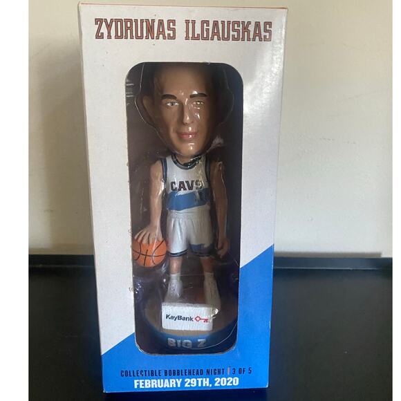 Zydrunas Ilgauskas Cleveland Cavaliers Bobblehead Collectible NBA Cavs 2020 - Picture 2 of 12
